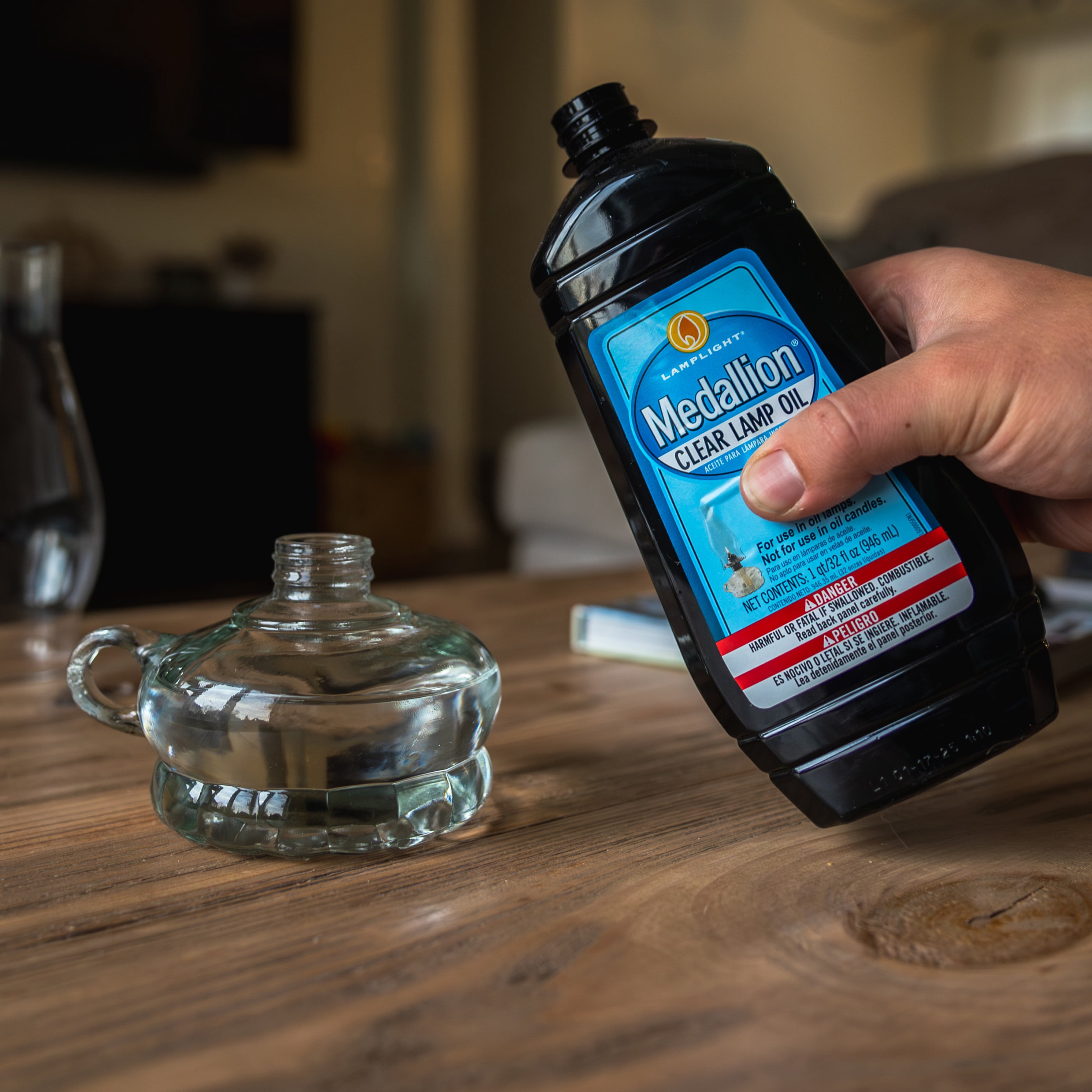 Lamplight 32 oz. Medallion Lamp Oil Clear/Colorless