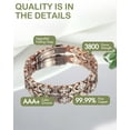 thumbnail image 4 of Wollet Clover Copper Magnetic Bracelets for Women, Pure Copper Jewelry Gift Set with 3500 Gauss Magnets, 4 of 6
