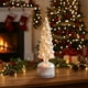 thumbnail image 4 of Adorno navideño giratorio de cristal iluminado para rbol de Navidad. Decoraciones de mesa de cristal giratorio., 4 of 5