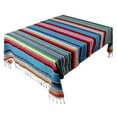 thumbnail image 1 of Mexican Blanket Sarape Picnic Rug Throw Tablecloth Hot Rod, 150x215cm, 1 of 5