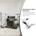 thumbnail image 4 of YSNOOWE 1Pack Mounting Jazz Drum Cowbell Stand Fixed Clamp for Musical Performance in 3.14X2.16X0.79In, 4 of 8