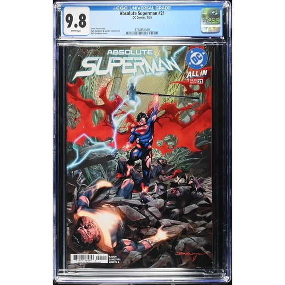 Absolute Superman #21 - CGC 9.8 Comic Book
