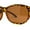 Tortoise / Brown, variant on Polarized 61mm Luxury Large Oval Round Fashion Fit Over Sunglasses All Black