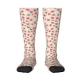 thumbnail image 2 of Lsque Strawberry And Flowers Printed Crew Socks Men's Women's LightWeight Thin Casual Calf Socks ,Knee High Socks,Cotton Socks, 2 of 9