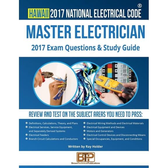 Hawaii 2017 Master Electrician Study Guide, (Paperback)