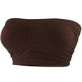 thumbnail image 2 of LAVRA Women’s Plus Size Padded Bandeau Strapless Tube Top Bra up to 3X, 2 of 3
