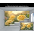 thumbnail image 5 of Rose Custom Mural- Floral Botanical Mural, Nature Large Murals For Living Room Bedroom, Yellow Rose Murals 118"W x 83"H (Not Peel and Stick), 5 of 6