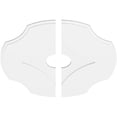 thumbnail image 2 of 40"OD x 7"ID x 14"C x 1"P Percival Architectural Grade PVC Contemporary Ceiling Medallion, Two Piece, 2 of 11