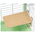 thumbnail image 3 of Small Pet Cage Platforms - 3 Pack Wood Shelves for Chinchillas, Rats, Rabbits, Guinea Pigs & Sugar Gliders - Assorted Sizes for Climbing & Perching, 3 of 6