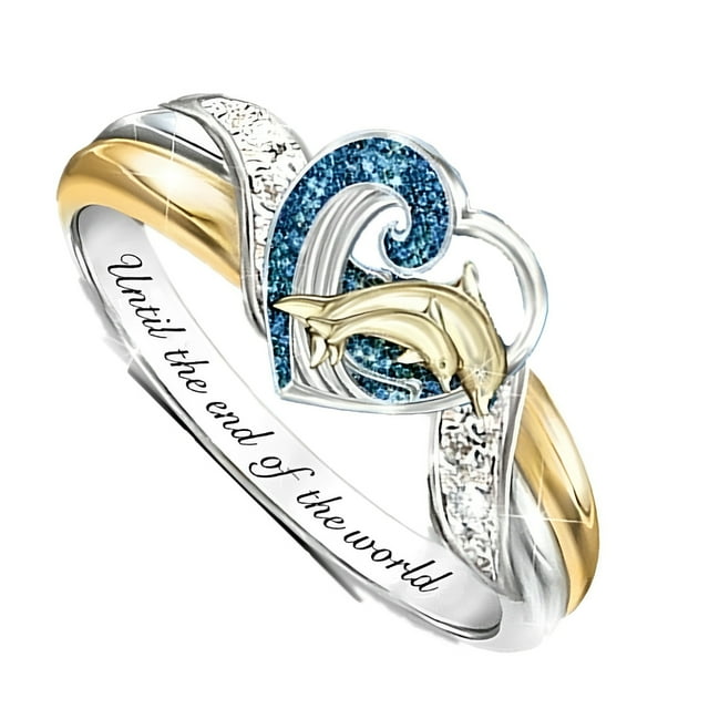 Guardurnaity Anillo de cristal con diamantes de imitación para mujer, fiesta, fiesta, escuela, fecha, boda, novia, decoración, joyería para Ropa, zapatos y accesorios Miscelánea
