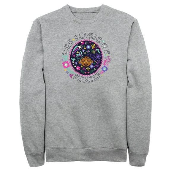 Men's Encanto Mirabel The Magic of Family Circle  Sweatshirt Athletic Heather X Large