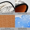 thumbnail image 5 of Kitchen Rugs Set 2 Piece Coffee Cups Beans Non Slip Bathroom Floor Mats Anti-Fatigue Washable Carpet Doormat - 27"x19"+47"x19", 5 of 6