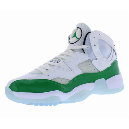 Jordan Mens Jumpman Two Trey Shoes,White/Black/Lucky Green,9