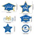 thumbnail image 1 of Decoraciones de graduación azules y doradas Set de 24 Clase de 2022 Decoración de mesa Con party greeting party greeting, 1 of 2