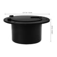thumbnail image 2 of MOVTOTOP Rv Power Cord Cable Cover for Trailer with Round Hatch Design 1 Set, 2 of 7