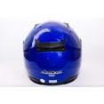 thumbnail image 4 of Motorcycle Helmet with Dual Lens Visor, Lightweight and Breathable (Blue) - 512, 4 of 5