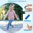 thumbnail image 4 of Jump Rope Beaded Soft TPU Adjustable 108in 2 Pack Cardio Fitness Portable Indoor Outdoor for Men Women by MPOISVA, 4 of 6