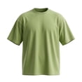 thumbnail image 3 of T-Shirt for Man Short Sleeve Crew Neck Basic Light Green Shirts Mens Shirts Casual, 3 of 4