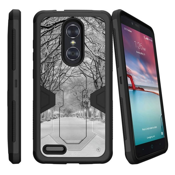 ZTE Zmax Pro Z981 Dual Layer Shock Resistant MAX DEFENSE ...