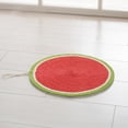 thumbnail image 4 of Cat Scratch Pad Patrón De Sandía Sisal Resistente A Los Arañazos Multiusos Inofensivo Antideslizante Cat Scratch Mat Con Cuerda Colgante Para Puerta De Pared Pet Home Methold PT001130-00, 4 of 7