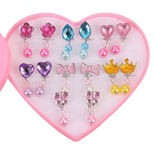 Yaoping Yaoping 2 3 7 Pair Creative Cartoon Animal Lovely Baby Ear Clip Girls Earrings Ear Clips Kids Clip Earring For Girls Gifts H06 Walmart Com Walmart Com