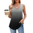 thumbnail image 5 of yillto Womens Summer Tank Tops Basic Tanks Round Neck Sleeveless T Shirts Loose Tee 2025 Clothes S-3XL, 5 of 7