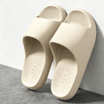thumbnail image 4 of Willtoo Women Cloud Slide Sandals Thick Platform Non‑Slip Open Toe Shower Slippers Soft Comfort Indoor Outdoor House Slides Lightweight Bedroom Bathroom Beach Slippers, 4 of 5