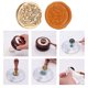 thumbnail image 5 of Cabeza De Sello Fossil Series Stamp Head Vintage 3D Relief Copper Head para tarjeta de boda (H) Likrtyny Libre de BPA, 5 of 9