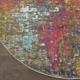 thumbnail image 4 of Nourison Celestial Abstract Sunset 5'3" x round Area Rug, (5 Round), 4 of 8
