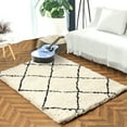 thumbnail image 4 of Luxury Moroccan High Pile Shaggy Rug, Antora, 4 of 8