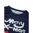 thumbnail image 5 of Hirigin Store Christmas Family Pajamas Matching Set, Christmas Long Sleeve Cartoon Dinosaur Tops+Long Pants/Baby Romper, 5 of 9