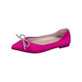 thumbnail image 4 of Xucatan Women's Pointed Toe Flats, Satin Rhinestone Bow Dress Shoes, Slip On Everyday Ballet Flats, Versatile Spring Casual Footwear Gift, 4 of 6