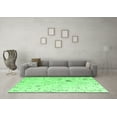 thumbnail image 3 of Ahgly Company Indoor Rectangle Solid Emerald Green Modern Area Rugs, 6' x 9', 3 of 4