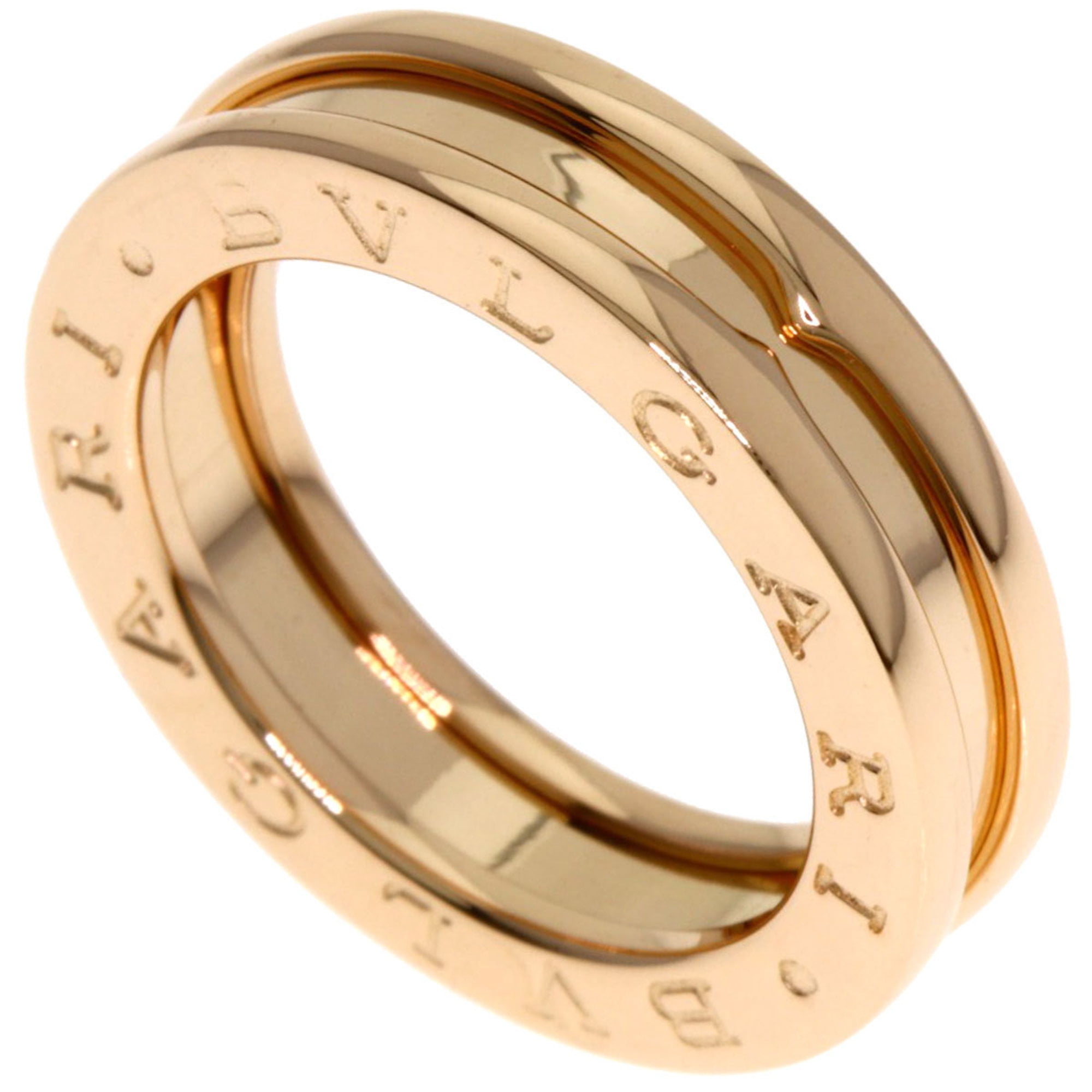 Pre-Owned BVLGARI B-zero1 1 Band #48 Ring in 18K Pink Gold for Women (Good)