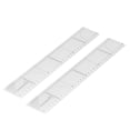 thumbnail image 1 of Herwey Small Ruler,2pcs Quilting Rulers Durable Acrylic Clear Scale Convenient Practical Cutting Templates For Classrooms Offices,Plastic Ruler, 1 of 8