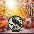 thumbnail image 1 of AKEGAMN Clearance! Halloween Decorations Indoor Glass Globe 6.3" Battery Operated LED Lights With Bat Pattern Black Halloween Decor For Table Home Halloween Decorations Indoor Glass Globe 6.3" Batte, 1 of 5