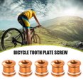 thumbnail image 4 of Tornillo de biela Tornillos para rueda de cadena de bicicleta juegos de tuercas y arandelas aleación de aluminio M8 montaña MTB ciclismo platos y bielas simples/dobles pernos de plato Hugtrwg Para estrenar, 4 of 7