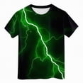 thumbnail image 5 of TOWED22 Boy's Cars Graphic Tees Short Sleeve Crew Neck T Shirt Casual Cute Summer Tops(Green,2-3 Y), 5 of 5