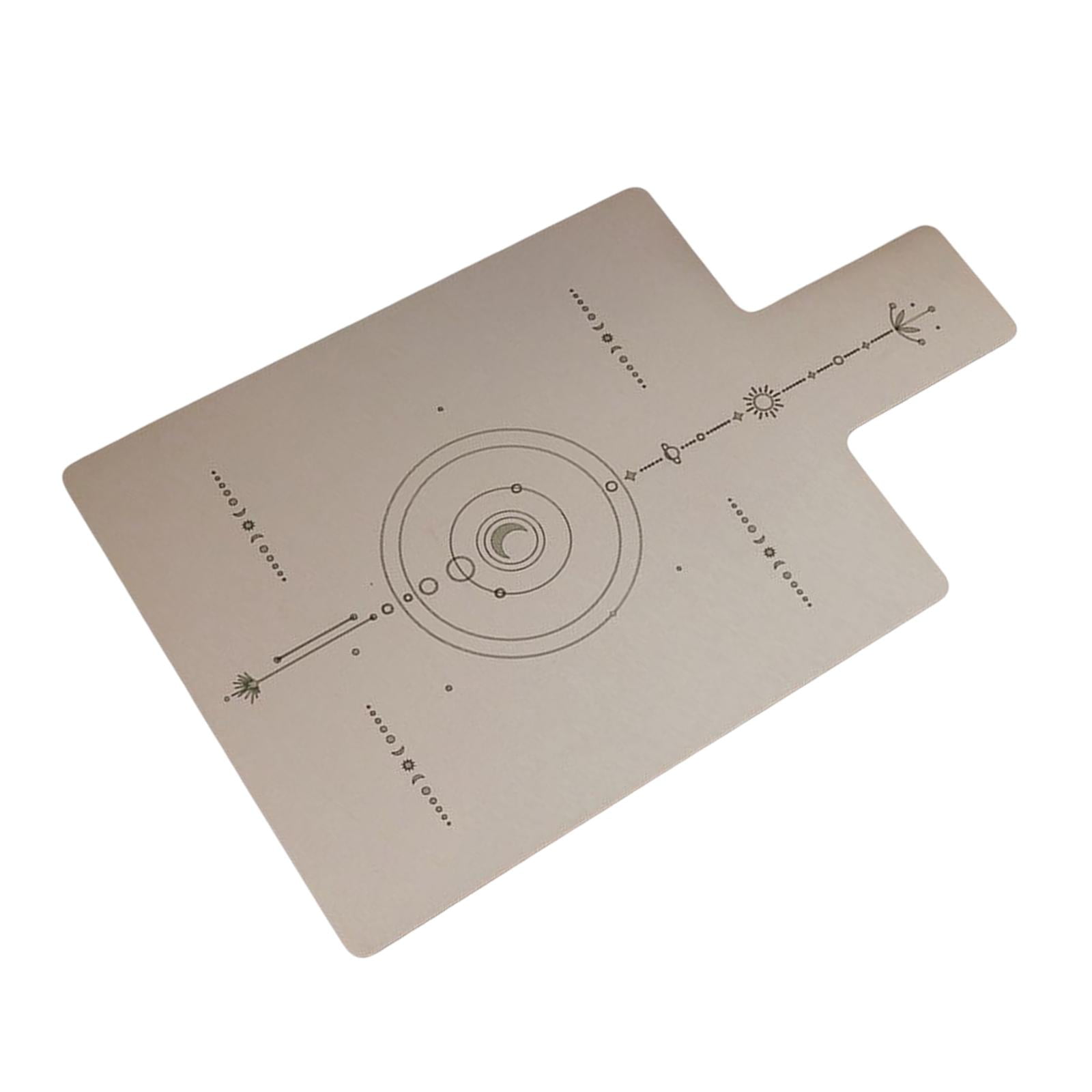 Pilates Reformer Mat, Antiskid Pilate Training Sweat Absorbing Workout Mat, Pilates Mat for Reformer, Cushion Yoga Pad Protective Pad , Light Brown