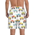 thumbnail image 3 of Bixox Men's Cartoon Monster Trucks printing Casual Classic Fit Short Summer Beach Shorts, 3 of 6