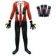 thumbnail image 1 of Monos Cosplay Cool Game Character Cosplay Mono para niños niñas (rojo blanco niños XL 130), 1 of 8