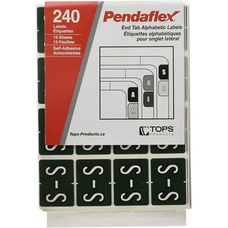 Pendaflex End Tab Alphabectic Labels -