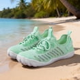 thumbnail image 4 of Dakaela Barefoot Shoes Women Casual Slip on Walking Sneakers Wide Toe Box Lightweight Hiking Minimalist Running Shoes (Green,9), 4 of 6