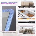 thumbnail image 2 of Gurexl RGB Makeup Vanity Table Set with Wireless Charging, LED Lights, USB Ports, White, 2 of 8