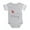 Heather Gray, variant on CafePress - Ladybug Mary - Cute Infant Baby Football Bodysuit