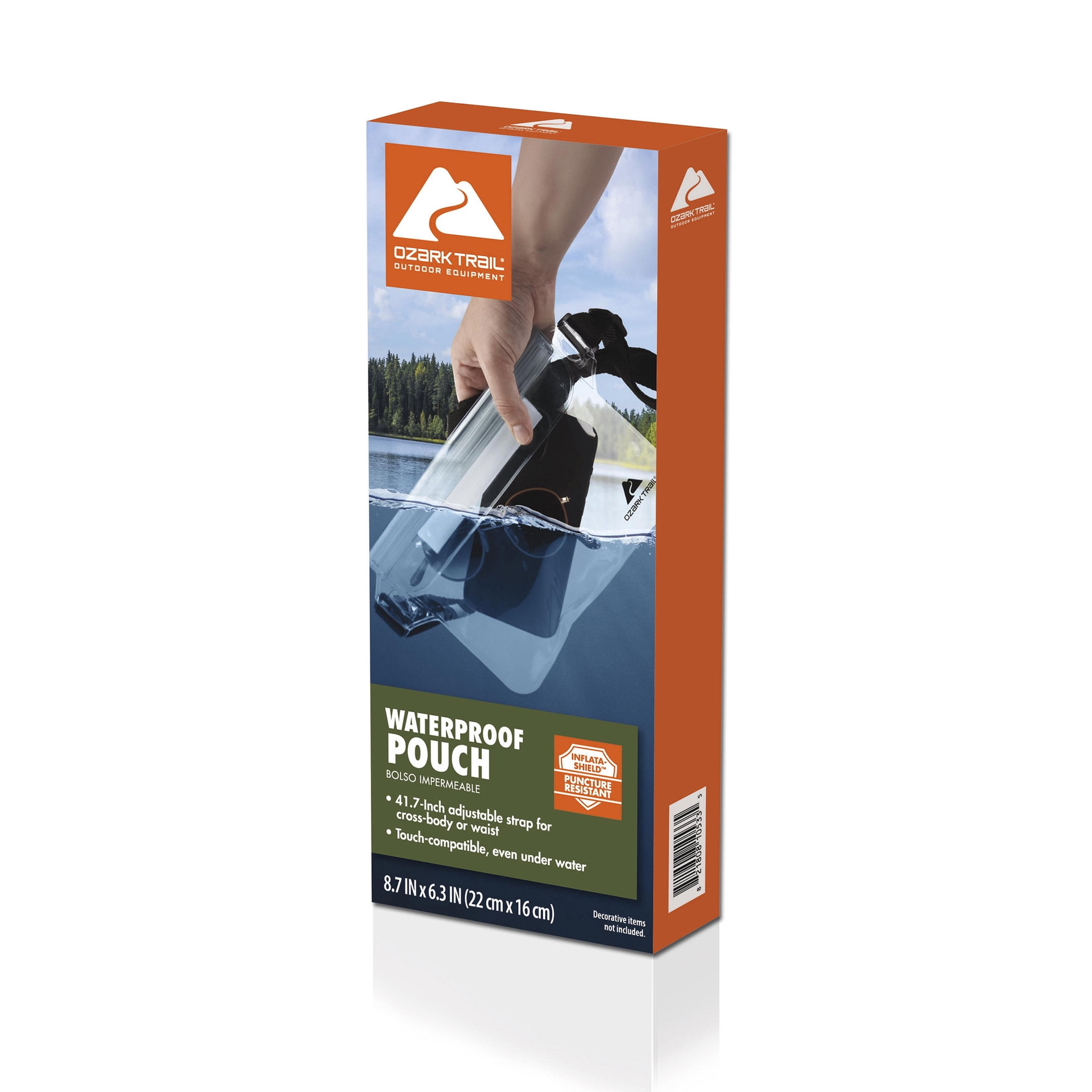 Ozark Trail Splash-Resistant On Waist Pouch with Adjustable Strap