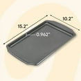 thumbnail image 4 of Wilton Premium Steel Non-Stick Medium Cookie Sheet 10x 15 Baking Pan with Handles Rectangular Shape, Packaging May Vary, 4 of 15