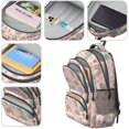thumbnail image 4 of Princess and Unicorn Pink Pattern Backpack for School, Cute School Bag with Adjustable Shoulder Straps and Padded Back, 16.9"x12.6"x5.9", 4 of 5
