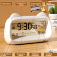 thumbnail image 4 of "Despertador Reloj Digital Con Proyector Alarma Y Temperatura Belug, Blanco ", 4 of 5