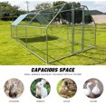 thumbnail image 7 of ICLBC Extra Large Chicken Coop Run Pen Cage Hen House W/ Roof Cover 9x18ft, Metal, Walk in, 7 of 7